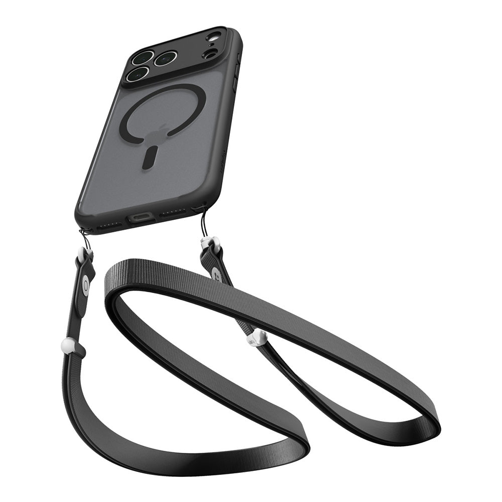 Калъф MagSafe за Apple iPhone 18 Pro / 17 Pro, Spigen, Ultra Hybrid, Черен сатен ACS12160