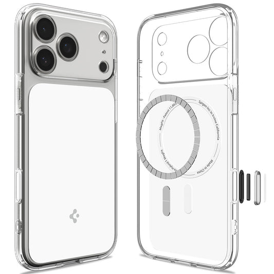 Калъф MagSafe за Apple iPhone 18 Pro / 17 Pro, Spigen, Ultra Hybrid T, Бял ACS12169