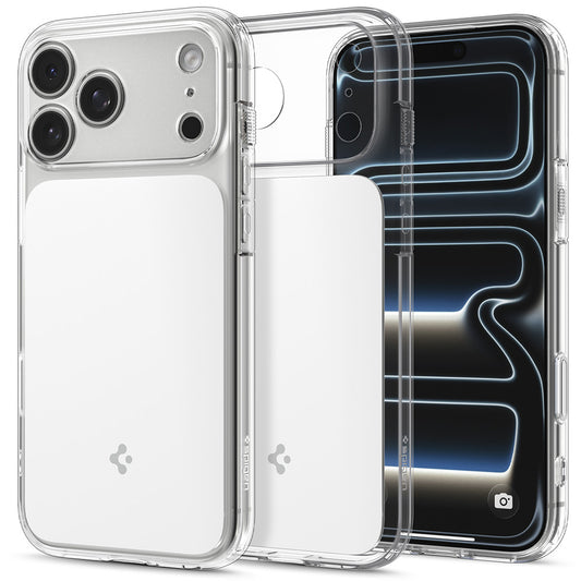 Калъф MagSafe за Apple iPhone 18 Pro / 17 Pro, Spigen, Ultra Hybrid T, Бял ACS12169