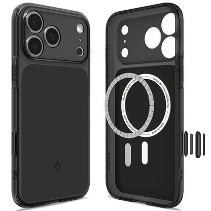 Калъф MagSafe за Apple iPhone 18 Pro / 17 Pro, Spigen, Ultra Hybrid T, Матиран Черен ACS12171