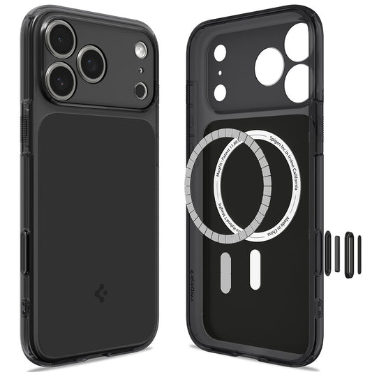 Калъф MagSafe за Apple iPhone 18 Pro / 17 Pro, Spigen, Ultra Hybrid T, Матиран Черен ACS12171