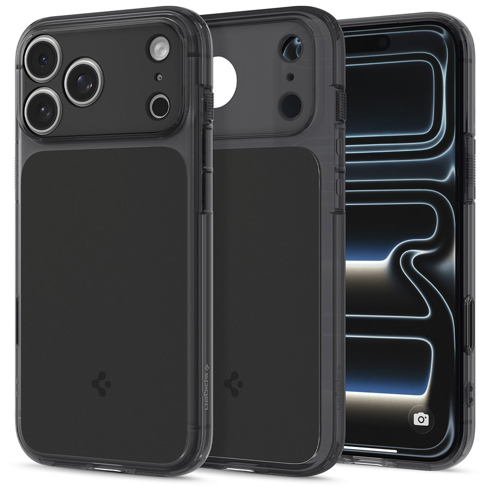 Калъф MagSafe за Apple iPhone 18 Pro / 17 Pro, Spigen, Ultra Hybrid T, Матиран Черен ACS12171