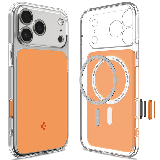 MagSafe Case for Apple iPhone 18 Pro / 17 Pro, Spigen, Ultra Hybrid T, Orange ACS12170