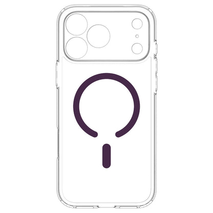 Калъф MagSafe за Apple iPhone 18 Pro / 17 Pro, Spigen, Ultra Hybrid, прозрачен цвят бордо ACS12335