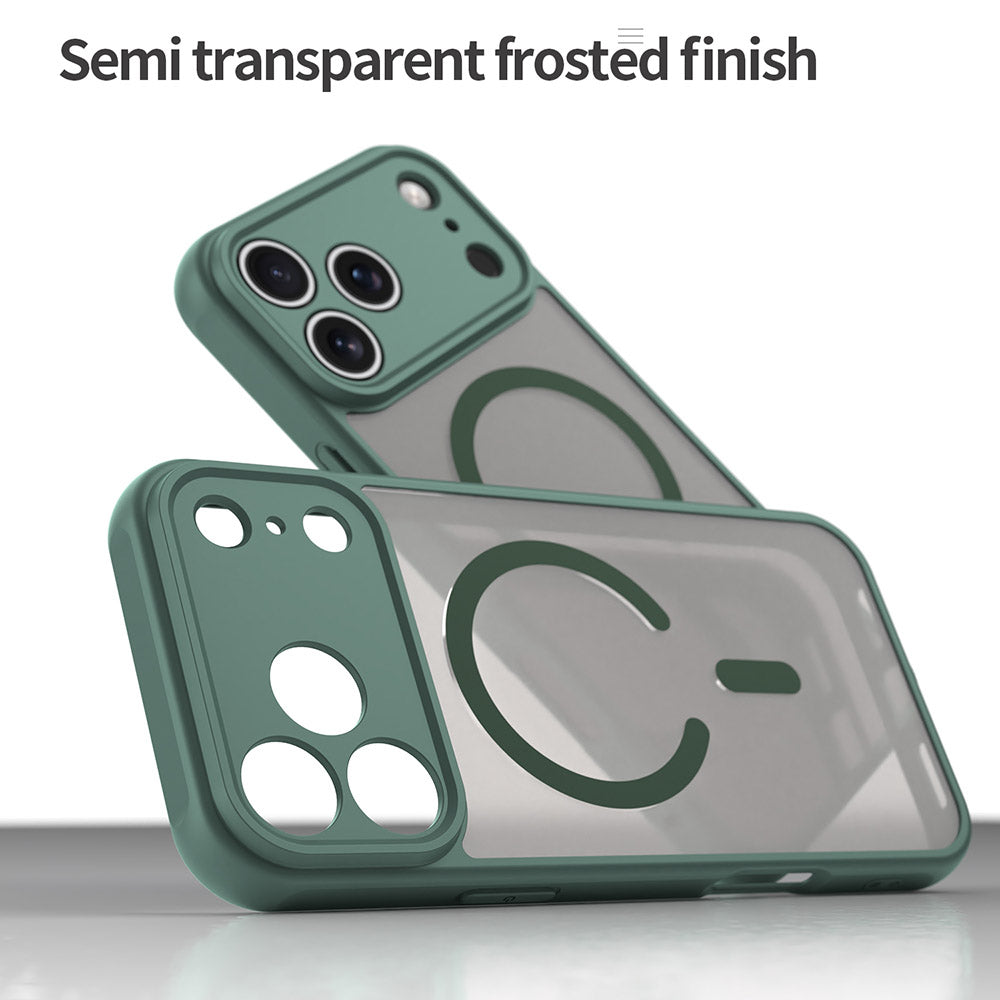 Калъф MagSafe за Apple iPhone 18 Pro / 17 Pro, Techsuit, HaloFrost II, Зелен