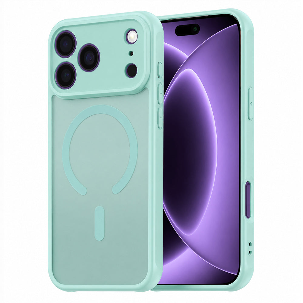 Калъф MagSafe за Apple iPhone 18 Pro / 17 Pro, Techsuit, HaloFrost II, Светлозелен