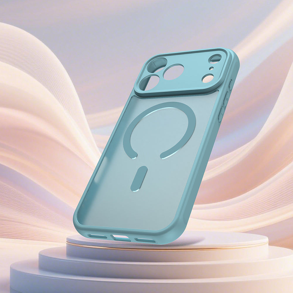 Калъф MagSafe за Apple iPhone 18 Pro / 17 Pro, Techsuit, HaloFrost II, Светлозелен