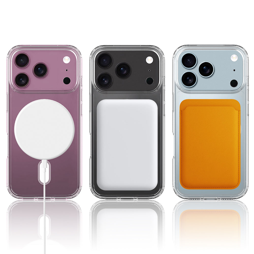Калъф MagSafe за Apple iPhone 18 Pro / 17 Pro, Techsuit, Pro, Прозрачен
