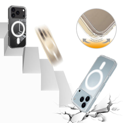 Калъф MagSafe за Apple iPhone 18 Pro / 17 Pro, Techsuit, Pro, Прозрачен