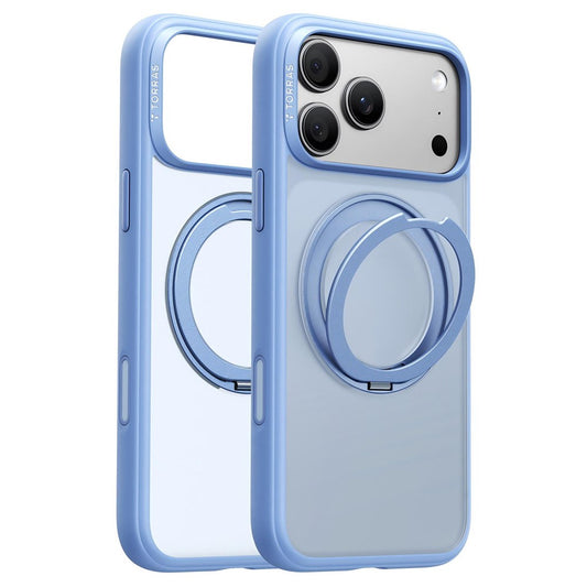 MagSafe калъф за Apple iPhone 18 Pro / 17 Pro, Torras, Ostand O1 Guardian, Син