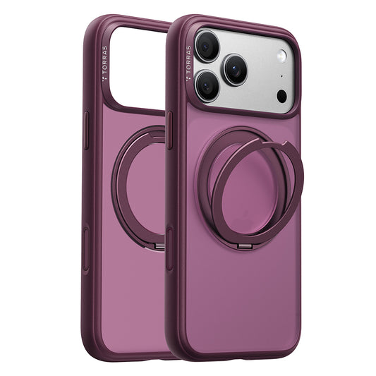 Калъф MagSafe за Apple iPhone 18 Pro / 17 Pro, Torras, Ostand O1 Guardian, Лилав