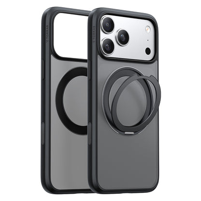 Калъф MagSafe за Apple iPhone 18 Pro / 17 Pro, Torras, Ostand O1 Guardian, Черен