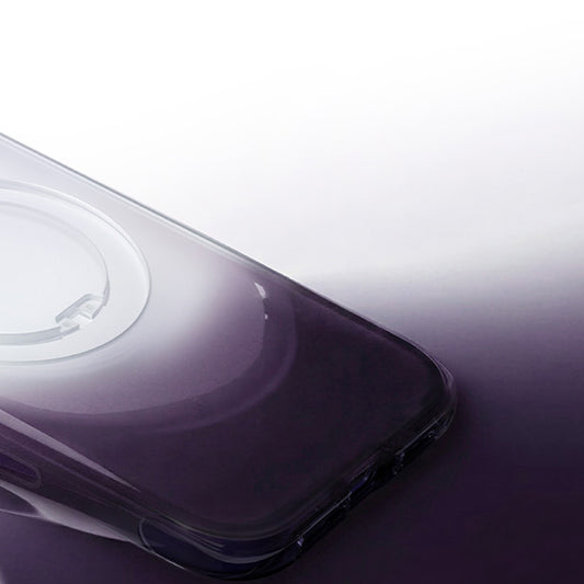 Калъф MagSafe за Apple iPhone 18 Pro / 17 Pro, Torras, Ostand O3 Air Gradient, Виолетово-оранжев