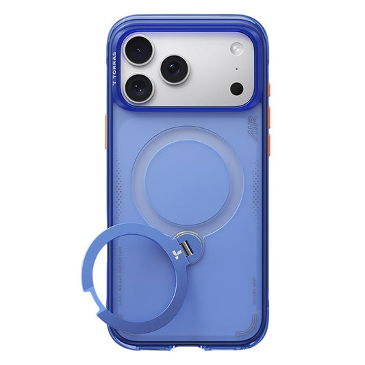 Калъф MagSafe за Apple iPhone 18 Pro / 17 Pro, Torras, Ostand Q3 Air, Син