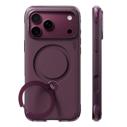 MagSafe Case for Apple iPhone 18 Pro / 17 Pro, Torras, Ostand Q3 Air Essential, Purple