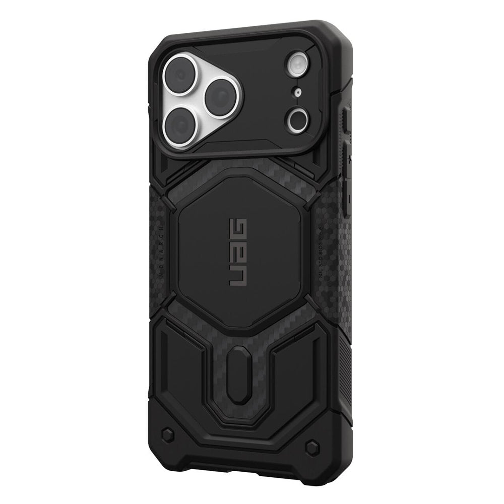 MagSafe Case for Apple iPhone 18 Pro / 17 Pro, Urban Armor Gear, Monarch Pro Carbon, Black
