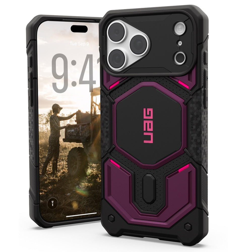 MagSafe Case for Apple iPhone 18 Pro / 17 Pro, Urban Armor Gear, Monarch Pro, Purple