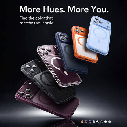 Калъф MagSafe за Apple iPhone 18 Pro, ESR, Classic Hybrid, Син сатен