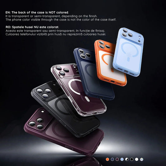 MagSafe Case for Apple iPhone 18 Pro, ESR, Classic Hybrid Shimmer, Transparent