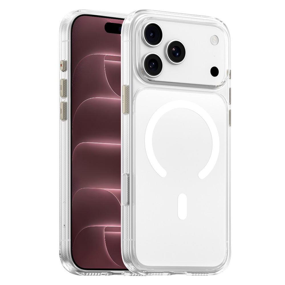Калъф MagSafe за Apple iPhone 18 Pro Max / 17 Pro Max, Blueo, Crystal+ Anti-Drop, прозрачен
