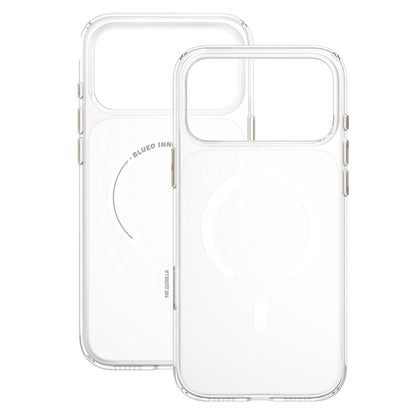 Калъф MagSafe за Apple iPhone 18 Pro Max / 17 Pro Max, Blueo, Crystal+ Anti-Drop, прозрачен