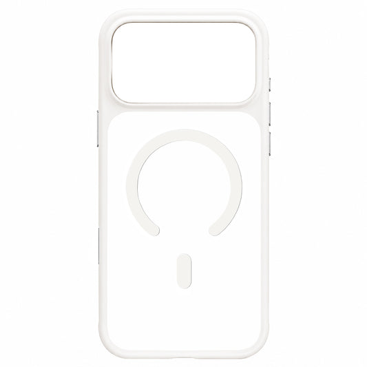 Калъф MagSafe за Apple iPhone 18 Pro Max / 17 Pro Max, Blueo, щадящ кожата, против изпускане, сатенено бял