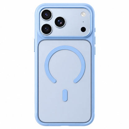 Калъф MagSafe за Apple iPhone 18 Pro Max / 17 Pro Max, Blueo, щадящ кожата, против изпускане, сатененосиня