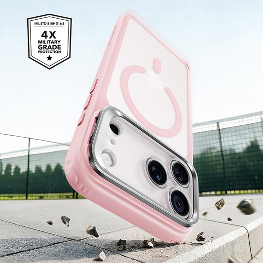 Калъф MagSafe за Apple iPhone 18 Pro Max / 17 Pro Max, ESR, Classic Hybrid Kickstand, Розов сатен