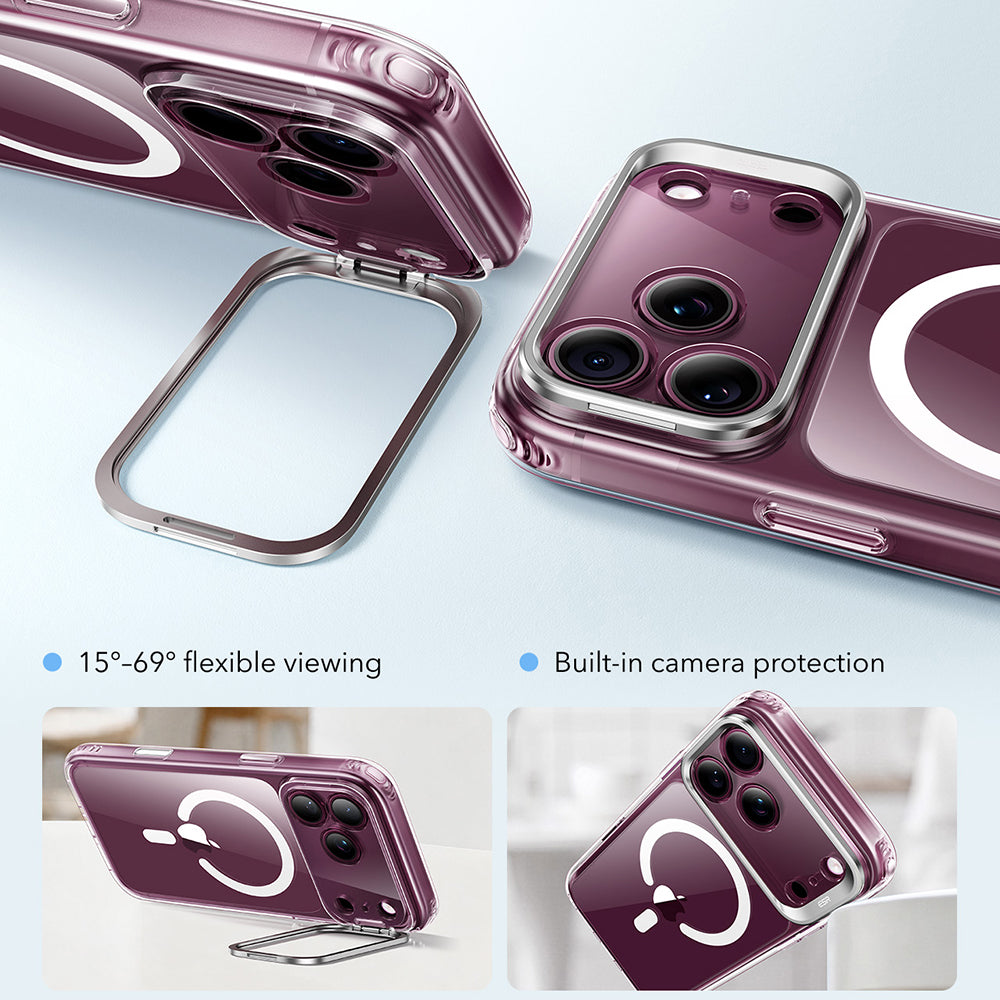 MagSafe Case for Apple iPhone 18 Pro Max / 17 Pro Max, ESR, Classic Hybrid Kickstand, Transparent