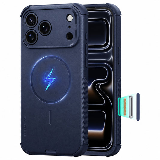 Калъф MagSafe за Apple iPhone 18 Pro Max / 17 Pro Max, ESR, Cyber, Тъмносин
