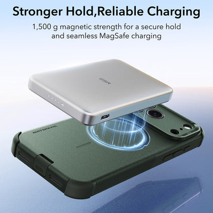 Калъф MagSafe за Apple iPhone 18 Pro Max / 17 Pro Max, ESR, Cyber, Зелен