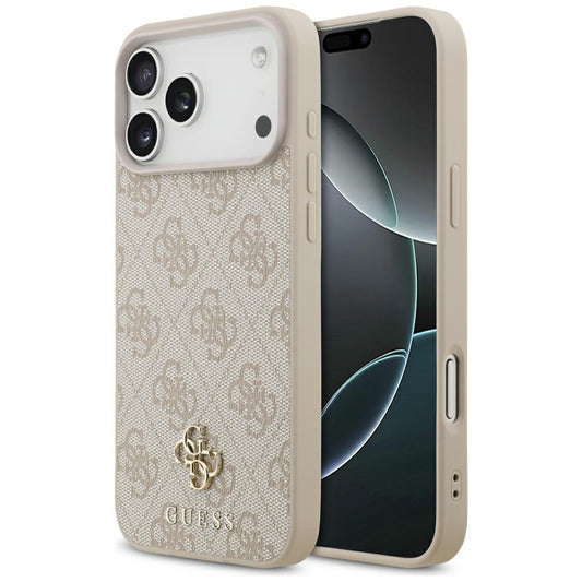 Калъф MagSafe за Apple iPhone 18 Pro Max / 17 Pro Max, Guess, 4G Small and Classic, Розов