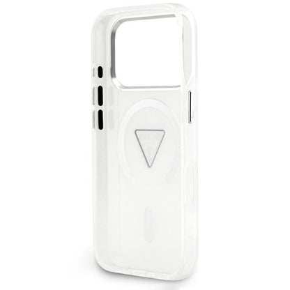 Калъф MagSafe за Apple iPhone 18 Pro Max / 17 Pro Max, Guess, IML Gradient Triangle Logo, прозрачен