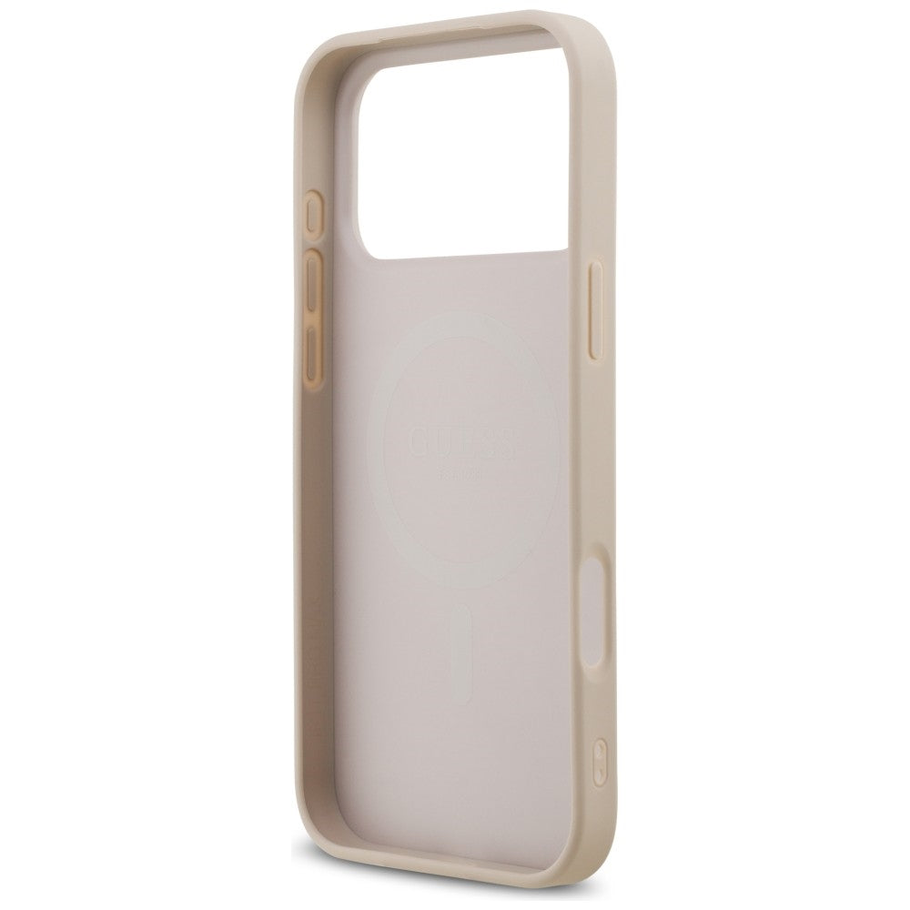 Калъф MagSafe за Apple iPhone 18 Pro Max / 17 Pro Max, Guess, Saffiano, Розов