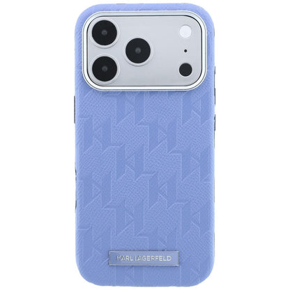Калъф MagSafe за Apple iPhone 18 Pro Max / 17 Pro Max, Karl Lagerfeld, Grained Mono Resin Logo, Bleu