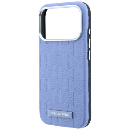 Калъф MagSafe за Apple iPhone 18 Pro Max / 17 Pro Max, Karl Lagerfeld, Grained Mono Resin Logo, Bleu