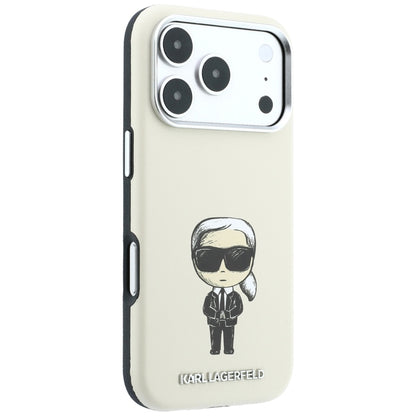 Калъф MagSafe за Apple iPhone 18 Pro Max / 17 Pro Max, Karl Lagerfeld, Ikonik Sketch, Бежов