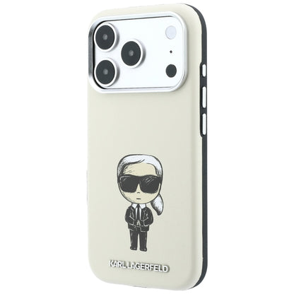 Калъф MagSafe за Apple iPhone 18 Pro Max / 17 Pro Max, Karl Lagerfeld, Ikonik Sketch, Бежов