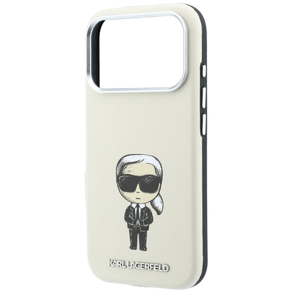 Калъф MagSafe за Apple iPhone 18 Pro Max / 17 Pro Max, Karl Lagerfeld, Ikonik Sketch, Бежов