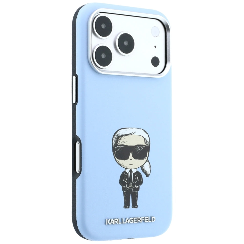 MagSafe Case for Apple iPhone 18 Pro Max / 17 Pro Max, Karl Lagerfeld, Ikonik Sketch, Blue