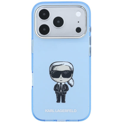 Калъф MagSafe за Apple iPhone 18 Pro Max / 17 Pro Max, Karl Lagerfeld, IML Ikonik Sketch Print, Bleu