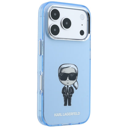 Калъф MagSafe за Apple iPhone 18 Pro Max / 17 Pro Max, Karl Lagerfeld, IML Ikonik Sketch Print, Bleu