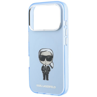 Калъф MagSafe за Apple iPhone 18 Pro Max / 17 Pro Max, Karl Lagerfeld, IML Ikonik Sketch Print, Bleu