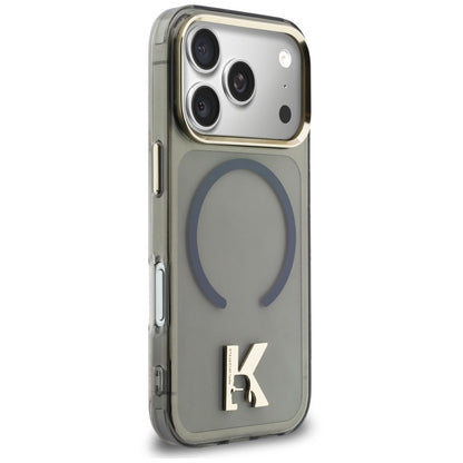 Калъф MagSafe за Apple iPhone 18 Pro Max / 17 Pro Max, Karl Lagerfeld, IML Karl Head Logo, черен