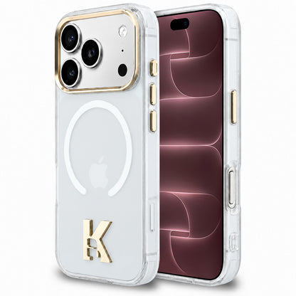 Калъф MagSafe за Apple iPhone 18 Pro Max / 17 Pro Max, Karl Lagerfeld, IML Karl Head Logo, прозрачен