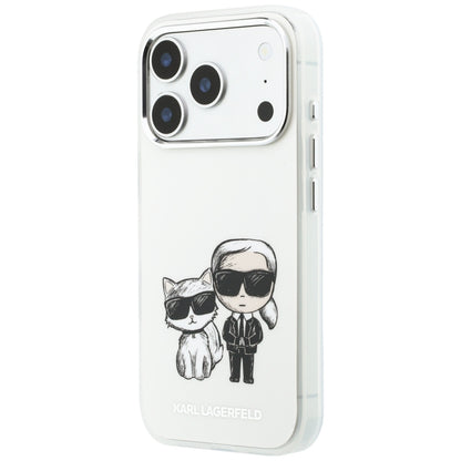 Калъф MagSafe за Apple iPhone 18 Pro Max / 17 Pro Max, Karl Lagerfeld, IML KC Bodies Sketch Print, Бежов