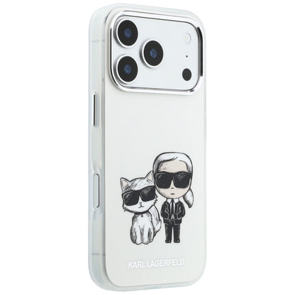 Калъф MagSafe за Apple iPhone 18 Pro Max / 17 Pro Max, Karl Lagerfeld, IML KC Bodies Sketch Print, Бежов