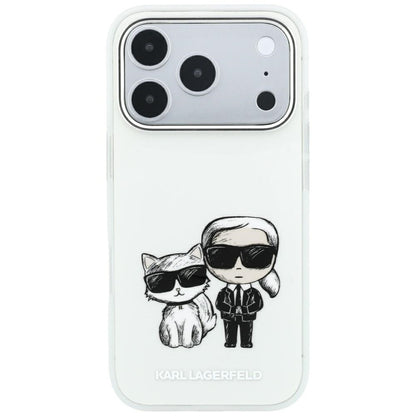 Калъф MagSafe за Apple iPhone 18 Pro Max / 17 Pro Max, Karl Lagerfeld, KC Bodies Sketch, Бежов