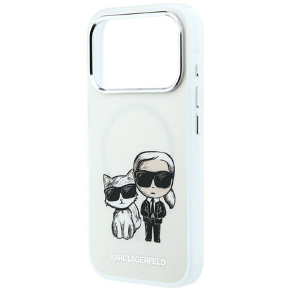 Калъф MagSafe за Apple iPhone 18 Pro Max / 17 Pro Max, Karl Lagerfeld, KC Bodies Sketch, Бежов