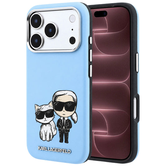 Калъф MagSafe за Apple iPhone 18 Pro Max / 17 Pro Max, Karl Lagerfeld, KC Bodies Sketch, Bleu